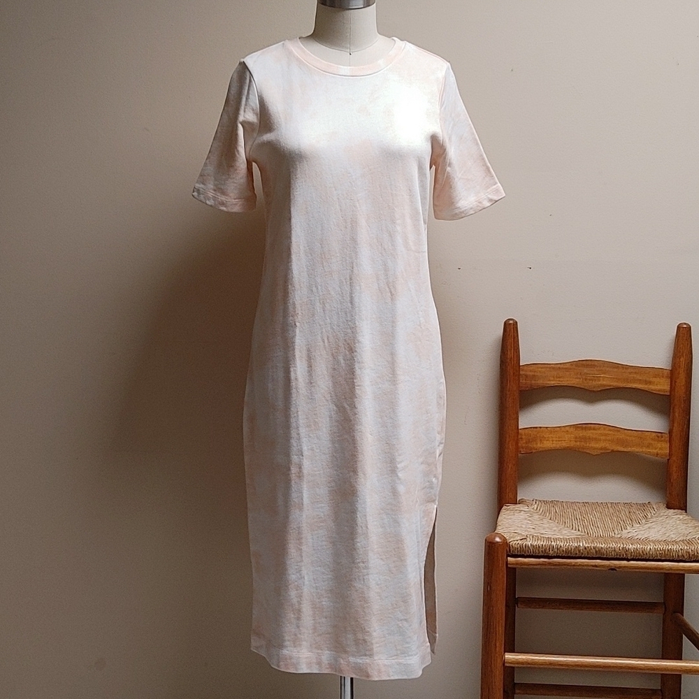525 Long Sweatshirt Short Sleeve Dress S